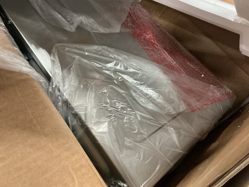 Condition photo showing As Is for Winco Commercial-Grade Microwave with Touch Controls, 2,100 W, 1.2 Cubic Feet 1.2 Cubic Feet 2,100 W (Touch)