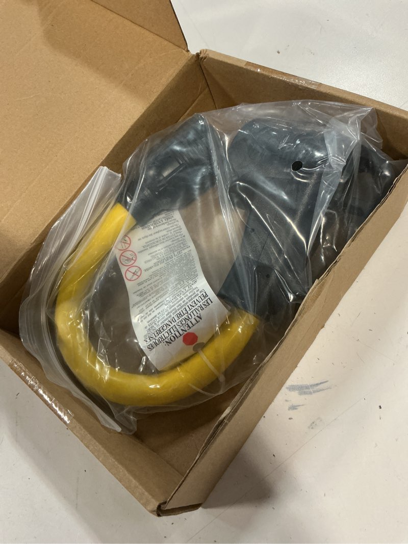 Condition photo showing Good Condition for kanayu 1.5 ft l14-30r to 14-50r 30amp rv generator adapter cord compatible with nema, 4 prong locking 30amp l14-30r female to 50amp 14-50r female adapter cord with grip handle stw 10awg/4c for rv ev