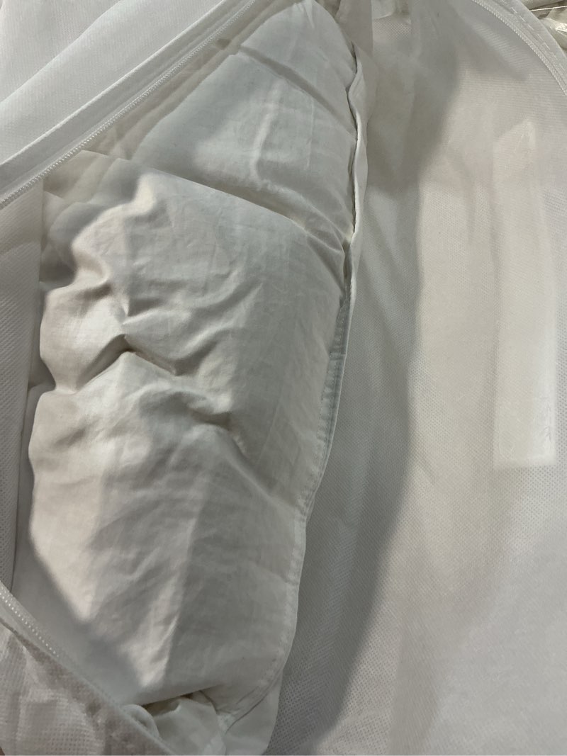 Condition photo showing As Is for luxe goose down pillow, standard, soft
