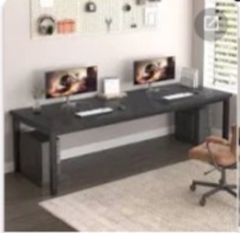 Large Computer Desk, Gaming Computer Desk with Modern Design, Of