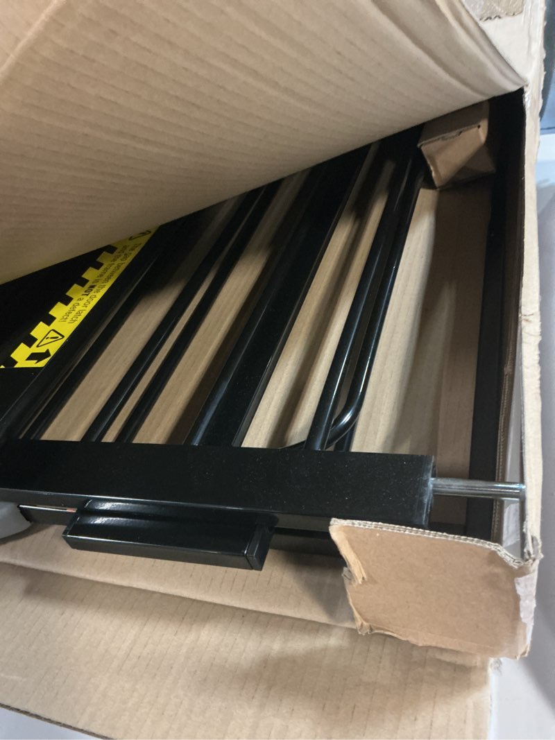 Condition photo showing As Is for regalo extra wide safety gate black 29-49"w x 30"h