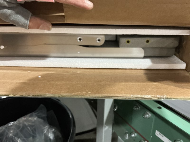 Condition photo showing Good Condition for 17.5'' Wall Mounted Folding Shower Bench Seat, HDPS Foldable Shower Stool for Inside, Waterproof Fold Down Bath Seating Chair, Brown, Weight Capacity 400LBS