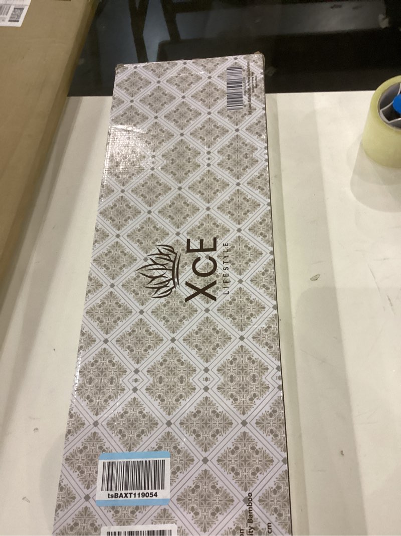 Condition photo showing New/Like New for XcE Bathtub Caddy Tray Expandable to 105cm with Bamboo Book Stand and Soap Tray, Brown