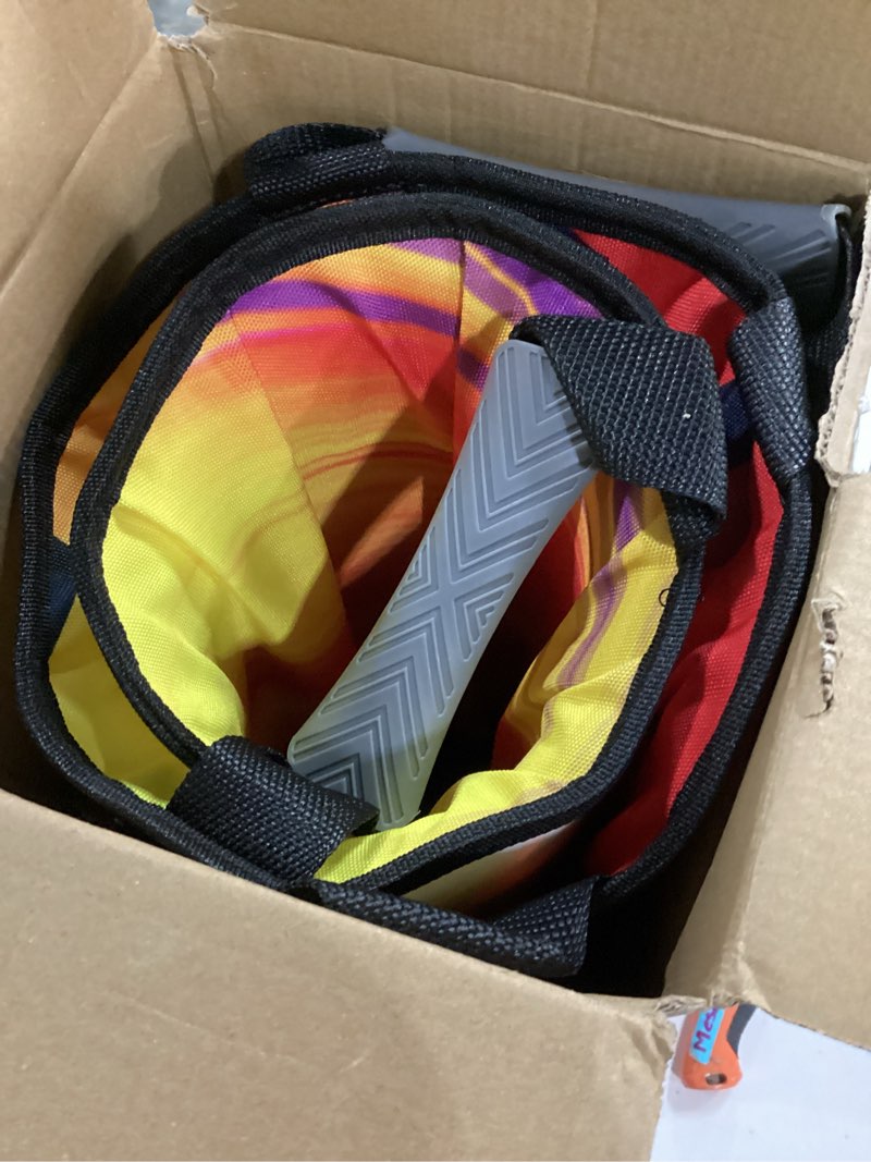Condition photo showing Good Condition for WOOWAVE 45"×18" Foldable Snow Sled?Fits 2 Children or 1 Adult?Ultra Portable, Strong and Durable, Sturdy Fabric Stitching, Handles with Steering?Kid's Winter Fun Yellow-45" Foldable Extra Cushion