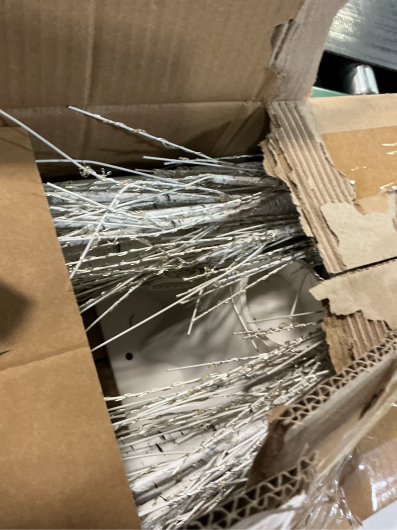 Condition photo showing Good Condition for 1 Pack 6ft-1100led Christmas Lighted Birch Tree LED Warm White Lights Twinkle Twig Artificial Tree Light for Outdoor Indoor Home Holidays Party Decorations, 8 Modes 1 6ft-1100led