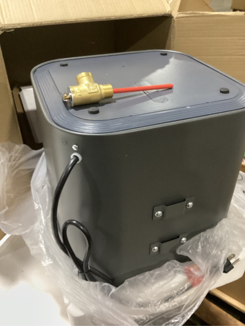 Condition photo showing Good Condition for vancepic gen ii 2.5-gallon electric mini-tank water heater, 120v, 1440w instant hot water for point-of-use, quick and easy installation, compact under-sink or rv design, floor mounting gray 2.5 gallons