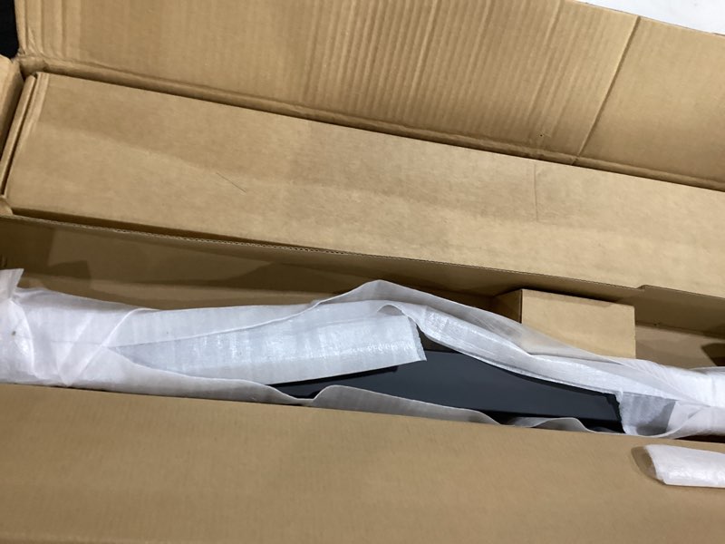 Condition photo showing Good Condition for 4pack ss316 cable railing corner post 36" (post 35"x2"x2") for coastal lake, 90° drilled railing post with cable grommets, adjustable top stainless steel black finish l-drilled staircase post