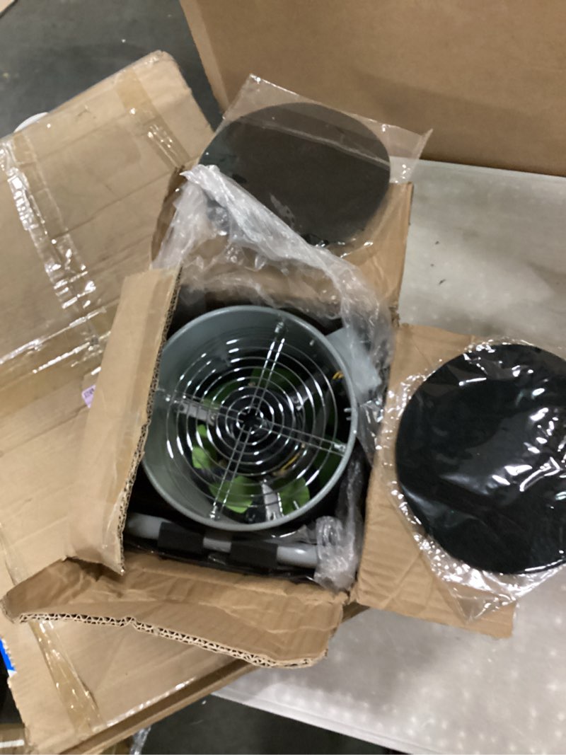 Condition photo showing Good Condition for heavy duty cylinder fan  iblower fan with  airflow,  pvc ducting, industrial exhaust for warehouses, workshops, crawl spaces, & basements, smoke & odor removal