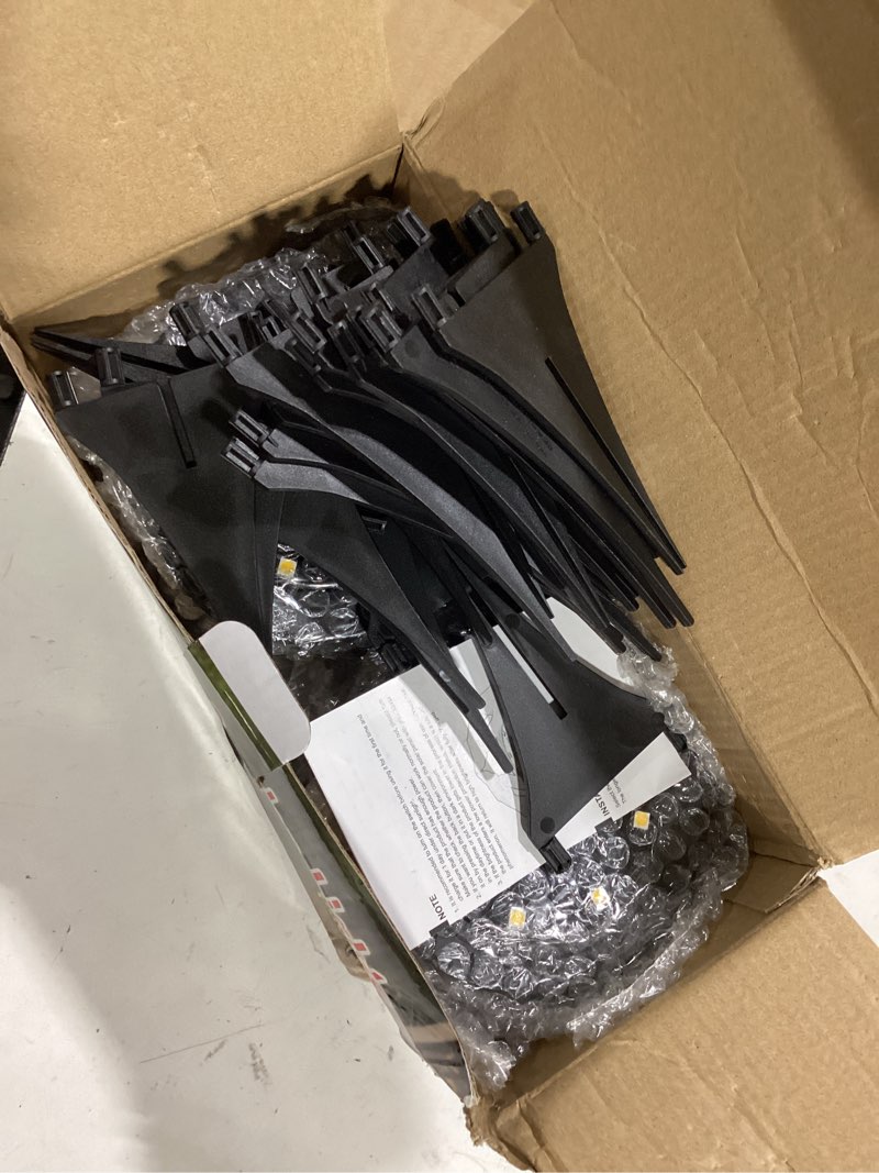 Condition photo showing Good Condition for solar powered ground lights 12 pack,waterproof led solar lights outdoor solar disk lights decorative,solar garden lights for landscape pathway patio yard walkway path lawn driveway lighting warm white black 12 pack