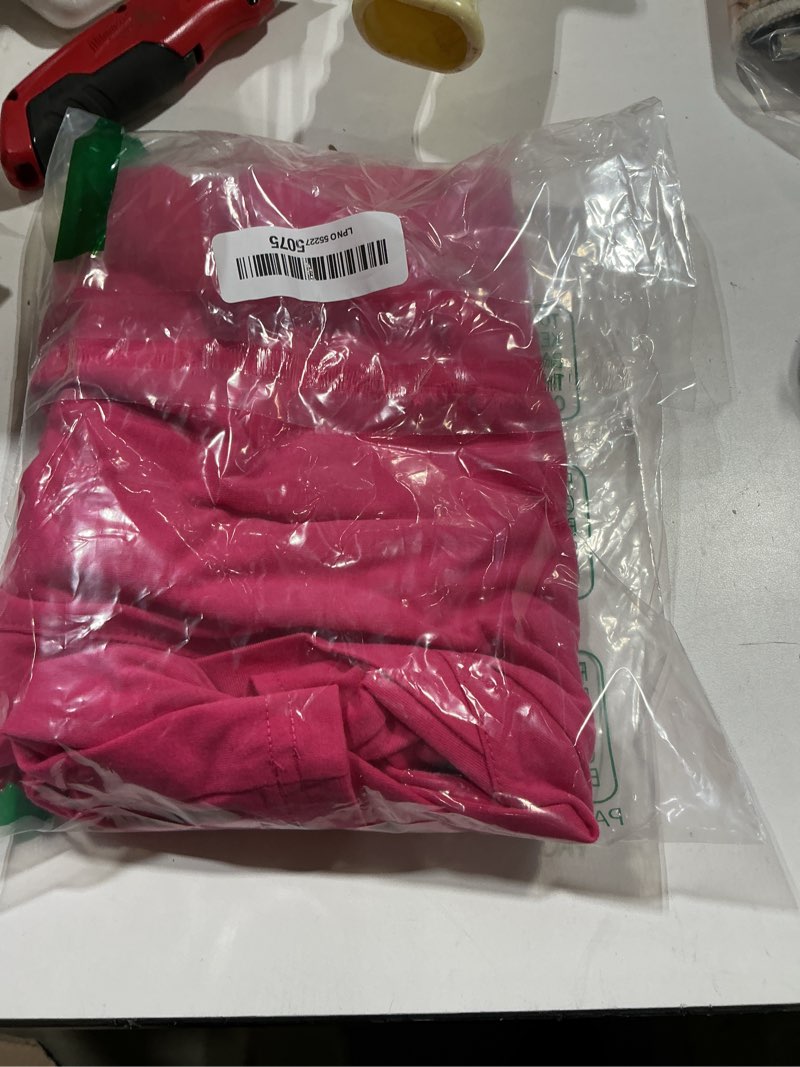 Condition photo showing Good Condition for wiholl cap sleeve tops for women summer top basic tee shirts business casual tank loose fit 2026 fashion c - pink large