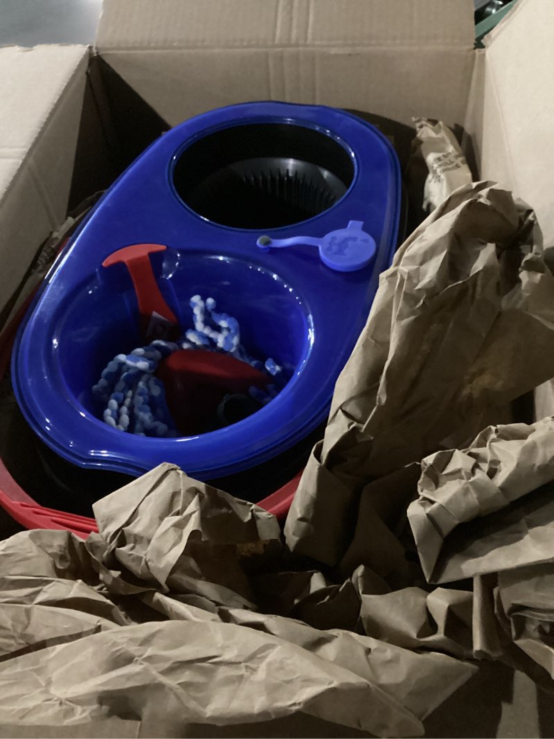Condition photo showing Good Condition for O-Cedar RinseClean Spin Mop & Bucket System | Clean with Water | Removes 99% of Bacteria Plastic Rinseclean Spin Mop & Bucket Cleaning System