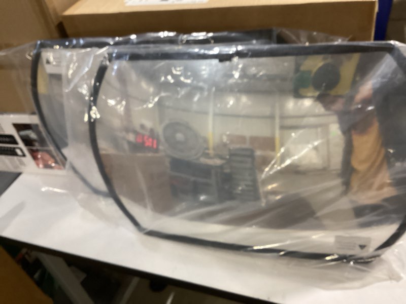 Condition photo showing Good Condition for 2 pcs acrylic garage parking mirror 24" x 15" convex security mirror rectangular convex corner mirro