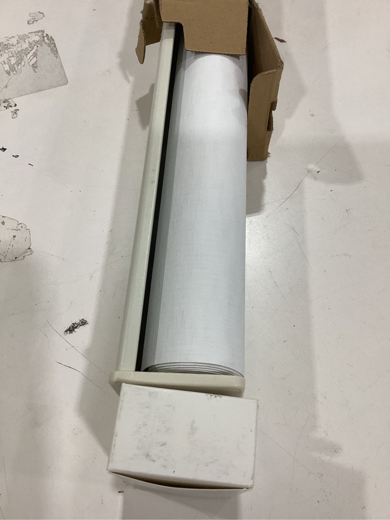 Condition photo showing Good Condition for joydeco cordless blackout roller shades, premium woven fabric blinds for indoor windows, thermal insulated uv protection roller window shades for home and office (lvory, 31” w x 72” h) lvory 31"w x 72"h