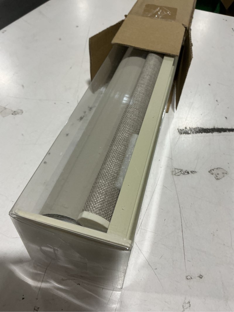 Condition photo showing Good Condition for black out shades cordless blinds for bedroom windows free-stop thermal insulated 100% blackout linen roller shades blinds for bedroom living dining room, greyish beige taupe burlywood birch 30"wx72"h burlywood birch 30"w x 72"h