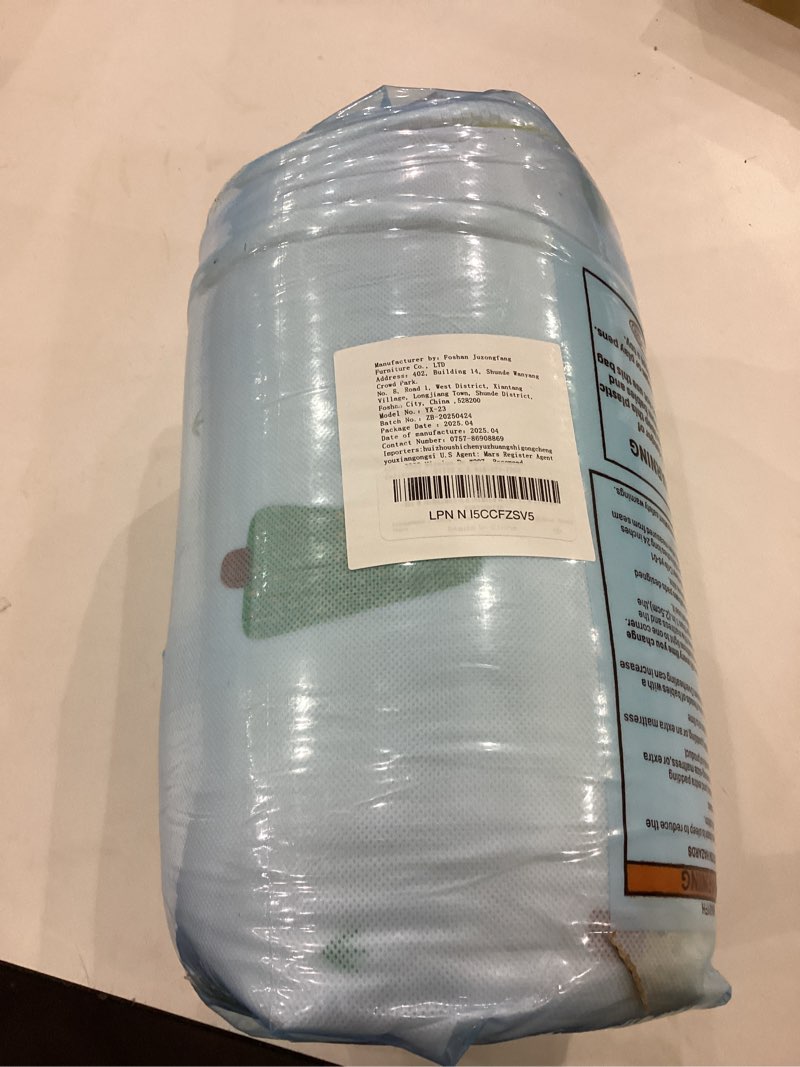 Condition photo showing New/Like New for Mini Crib Mattress 38" x 24" x 4"- Firm Support and Comfort Premium Foam,Noiseless and Odorless,Hypoallergenic Mini Crib Mattress,Fits Mini and Portable Cribs,Dual Sided with Soft Breathable Fabric Forest 38" x 24" x 4"(Mini Crib Mattress)