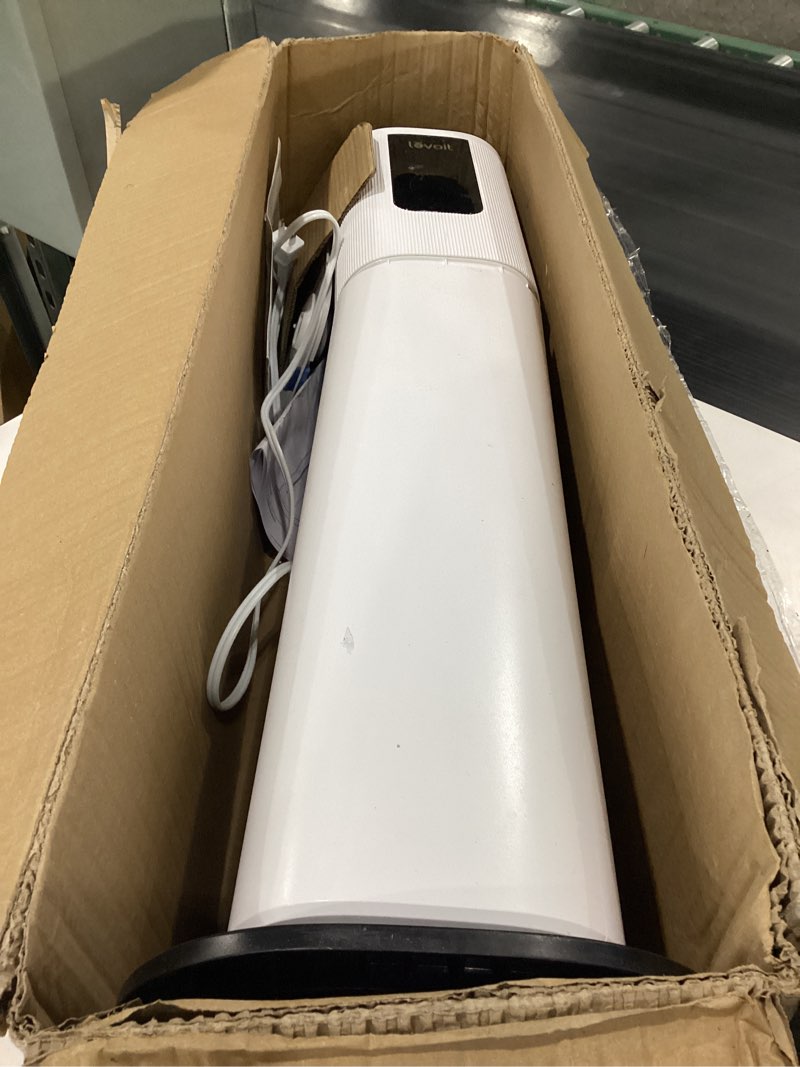 Condition photo showing As Is for NOT TESTED USED SCRATCHED LEVOIT OasisMist 1000S (10L) Smart Humidifier for Home Large Room Bedroom, Last 100 Hours Suitable for Indoor Plant, Cover up to 600ft², Easy Top Fill, Remoter & Voice Control, Auto Mode, Quiet, White Smart Cool Mist Humidifier 10L
