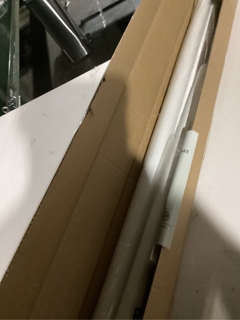 Condition photo showing New/Like New for Tension Curtain Rod by EZFurni, 42 to 123 Inch, Heavy Duty Tension Rod for Windows, Anti-Slip White Curtain Rod Spring Tension, Adjustable Spring Loaded Curtain Rods No Drilling, Easy Install white 42-123