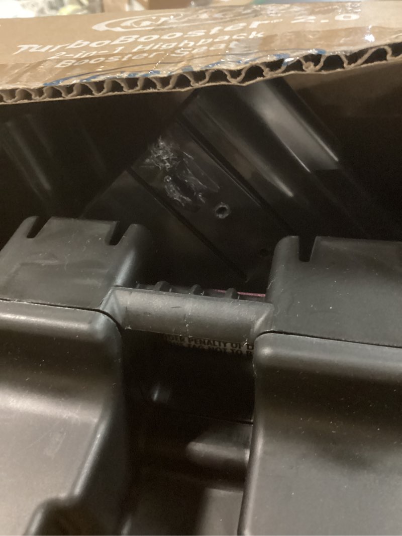 Condition photo showing As Is for graco turbobooster 2.0 highback booster car seat, freya