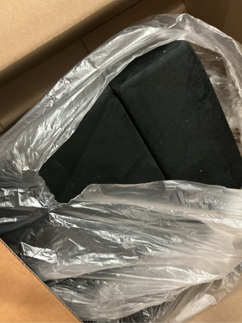 Condition photo showing Good Condition for royalay adjustable foot rest under desk for office, high-density foam foot rest with 3 adjustable heights, ergonomic footrest with washable cover for home, airplane, travel(17 * 11 * 17in, black) black 17*11*17in