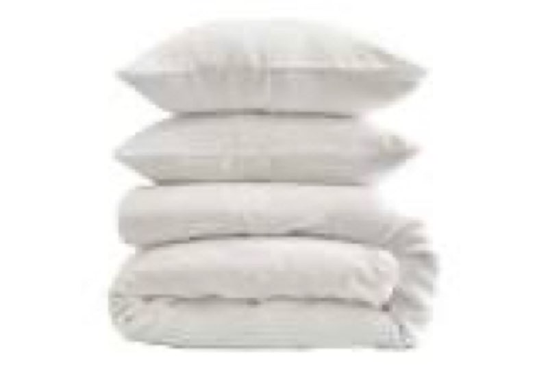 quince linen duvet cover set king white 