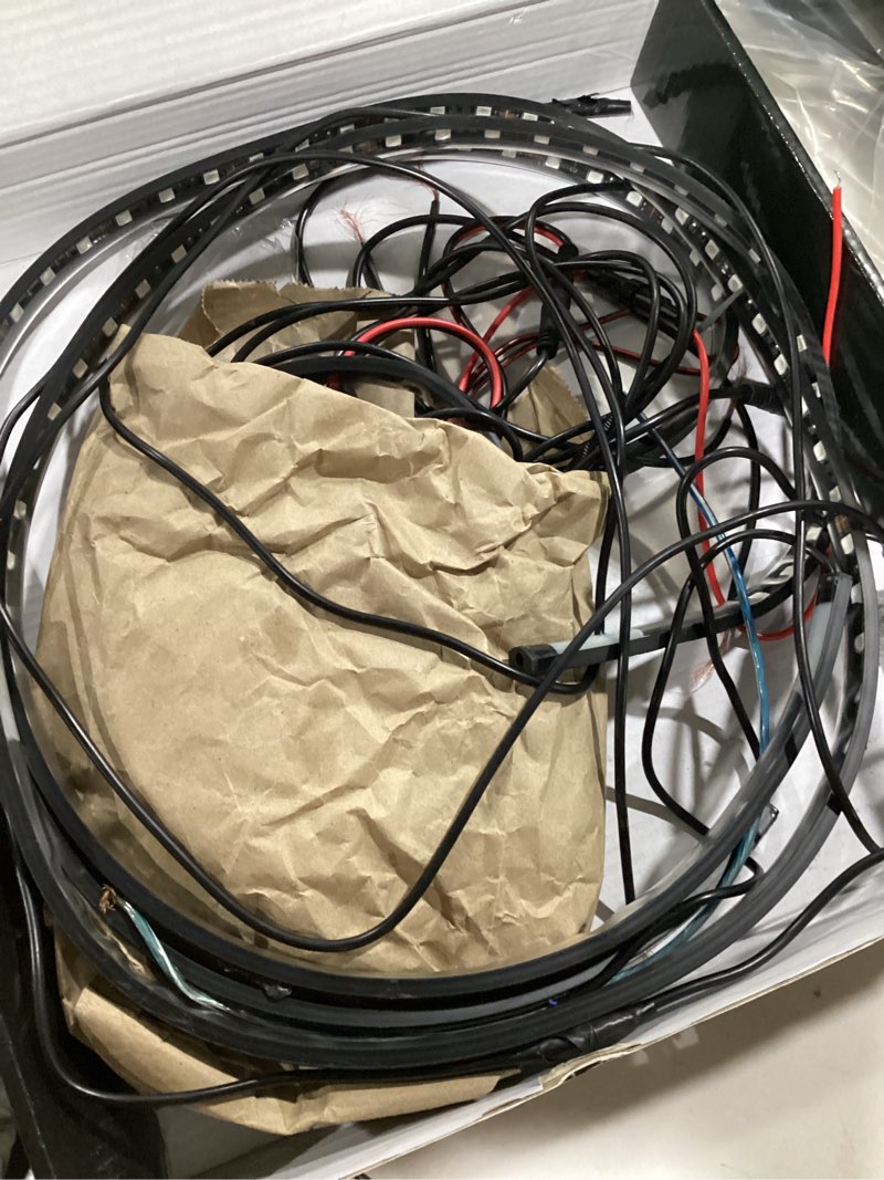 Condition photo showing Good Condition for blueshyhall 17 inch row wheel ring lights 4 pcs for truck vehicle offroad car pickup, multi-color rgb color chasing dancing led rim wheel ring lights