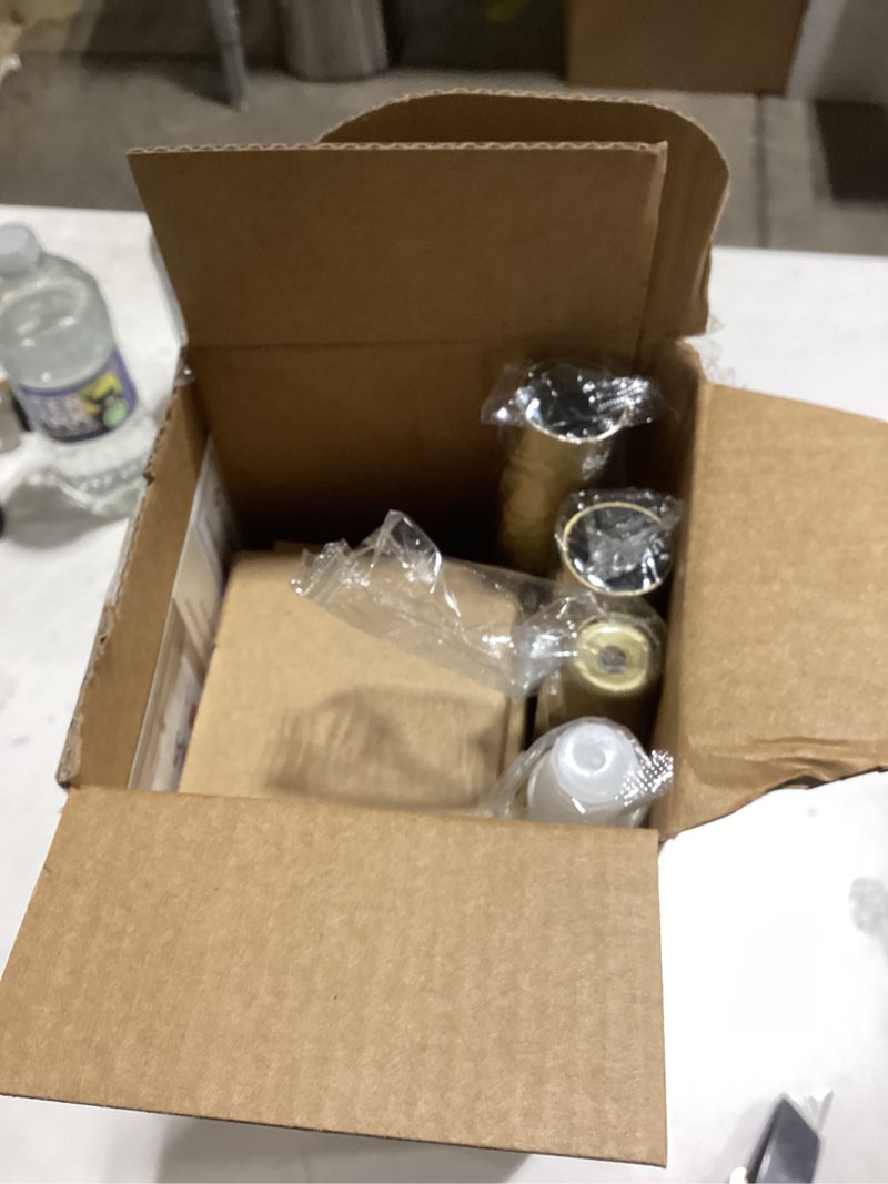 Condition photo showing Good Condition for KAMANINA Gold Curtain Rod 32 to 58 Inch(2.6-4.8Ft), 7/8 Inch Single Adjustable Curtain Rods for Windows 28 to 48, Decorative Drapery Rods with Netted Texture Finials Warm Gold 32-58"