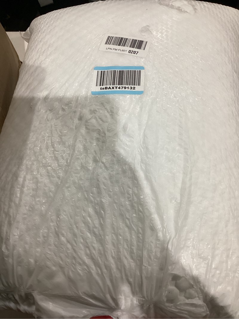 Condition photo showing As Is for VVZ Cooling Bed Pillows Standard Size Set of 2,Shredded Memory Foam Pillows with Gel, Adjustable Firmness for Side, Back, Stomach Sleepers, 20x26, White Standard (Pack of 2)