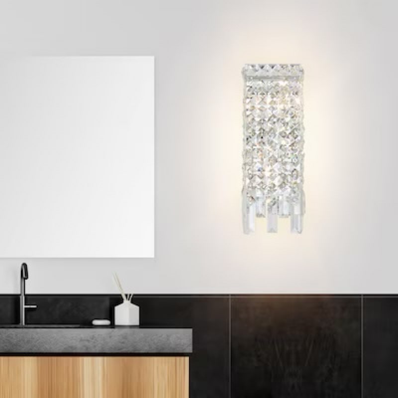 CWI Lighting Colosseum 5-in W 2 -Light Chrome Wall Sconce