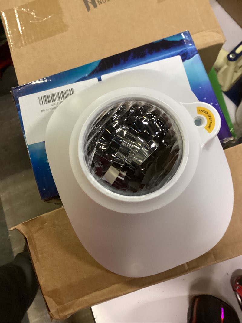 Condition photo showing New/Like New for Astronaut Star Projector Galaxy Night Light, Space Projector, Starry Nebula Ceiling LED Lamp, with Timer and Remote Control, Kids Room Decor Aesthetic, for Christmas, Birthdays, Valentine's Day White