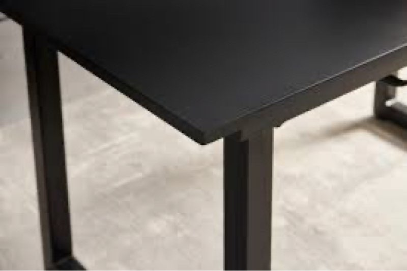 Amazon.com - Black Color,Square Extendable Dining Table with Metal