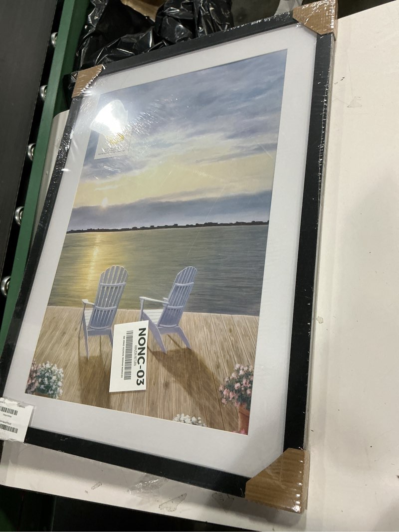 Condition photo showing New/Like New for VNVNK 20x28 Frame Black, Perfect for 20x28 Inch Picture without Mat or 16x24 Inch Picture with Mat, Home Wall Decor Picture Frame-1 PCS 20x28 Black