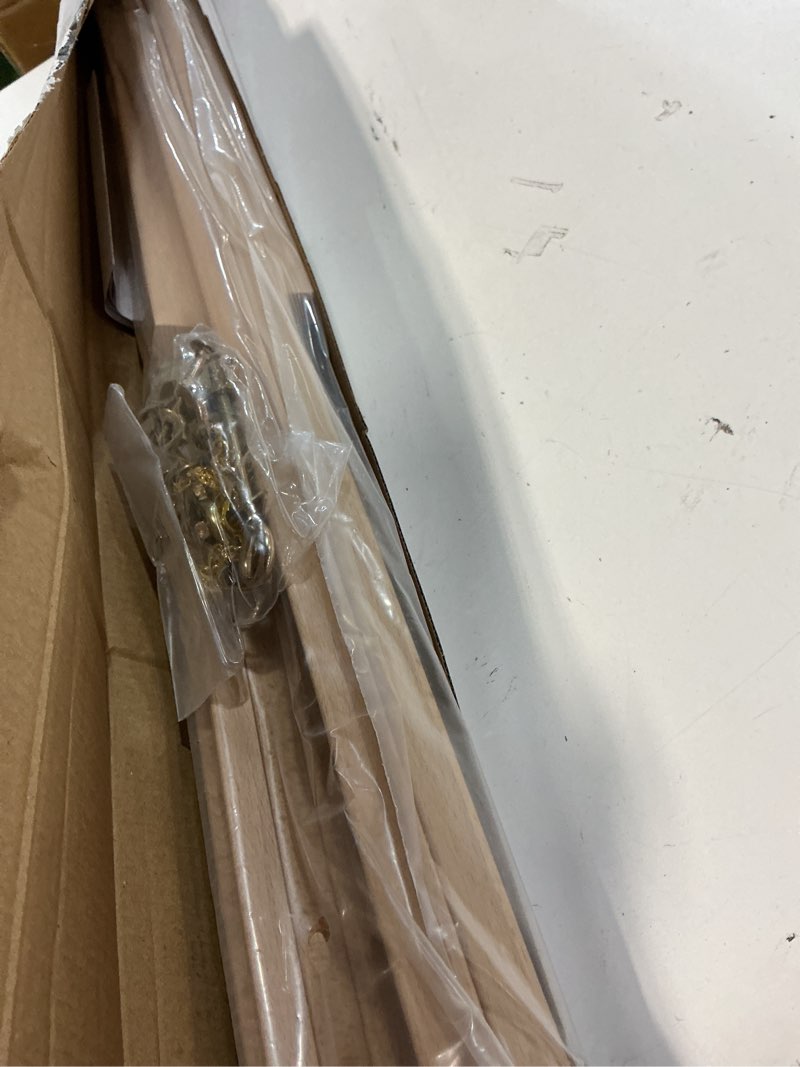 Condition photo showing New/Like New for meeden wood easel stand for display: wooden display tripod stand for posters pictures paintings - wedding decor holder for welcome sign