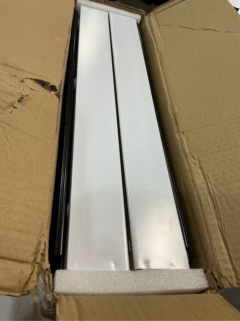 Condition photo showing Good Condition for 2 Pack Pull Out Cabinet Organizers 21"Deep with Raising Pad for Framed Cabinets,Expandable Slide Out Drawers Upgrade 3 Slide Rails,Roll Out Shelves Adhesive,Adjustable Width 12"-20.45" White White 12"-20.45"Wide x 21"Deep(2 Pack)