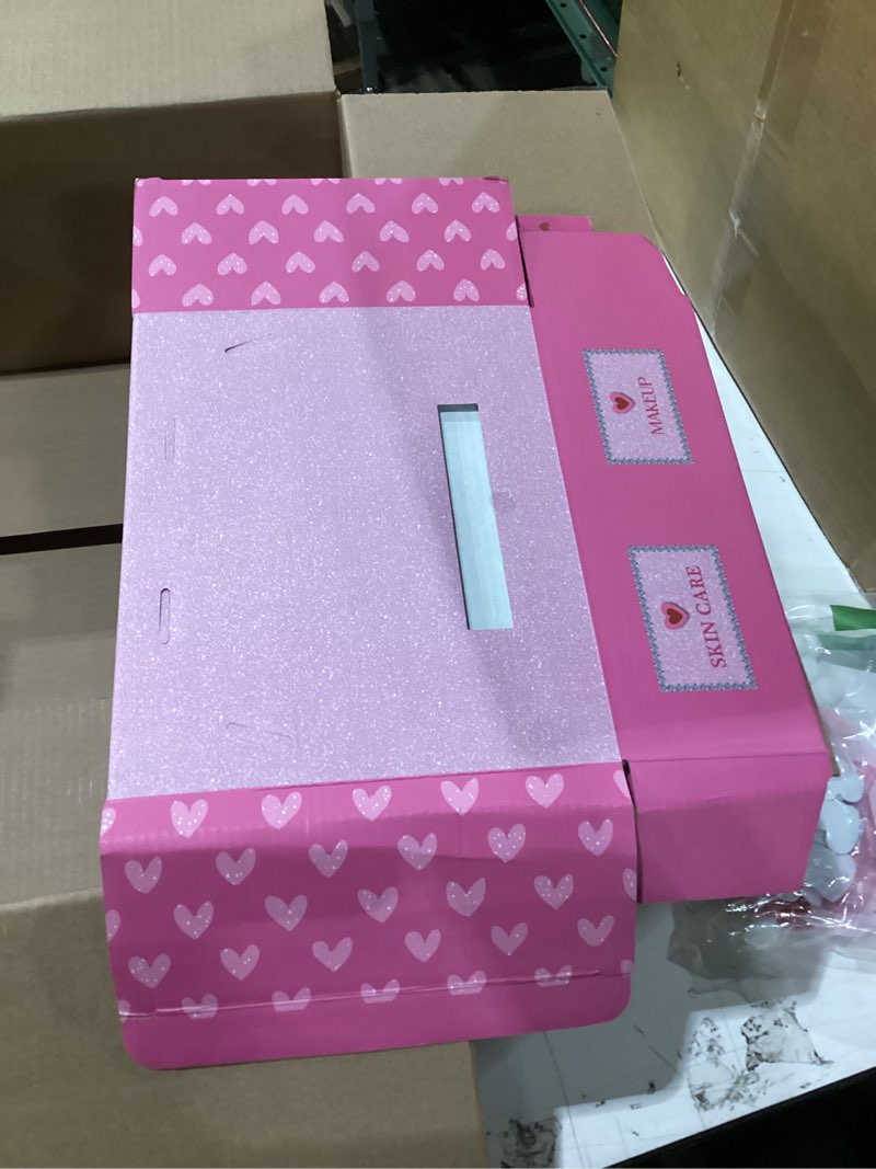 TwoDays DIY Valentine's Day Box for Kids - Valentine Classroom Mailbox with 40 Greeting Cards for Gi