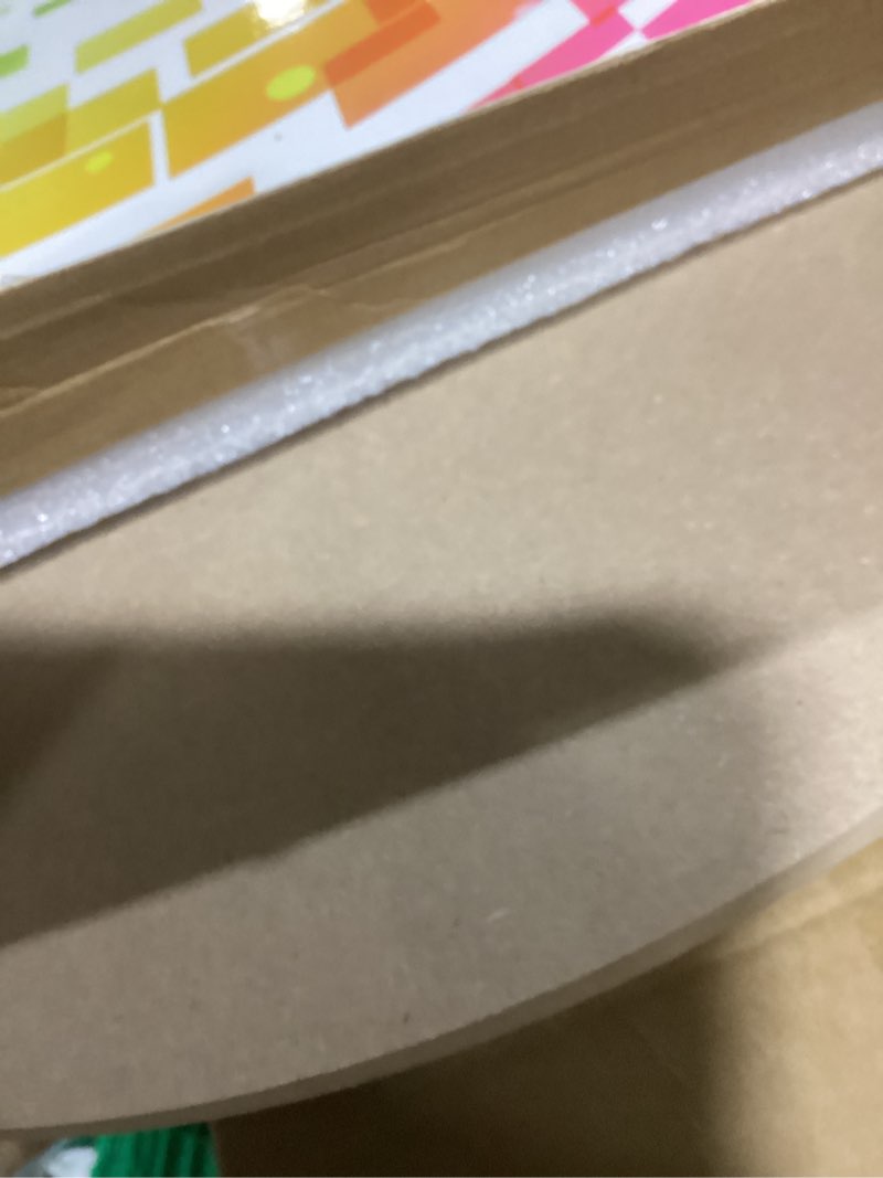 Condition photo showing New/Like New for XNM Wood Extra Large Clocks Battery Operated Decorative 24 Inch Nautical Grey Rustic Wall Clock for Office Round Wall Clock Silent(MDF No Solid Wood) 24 Inch Light Blue Grey