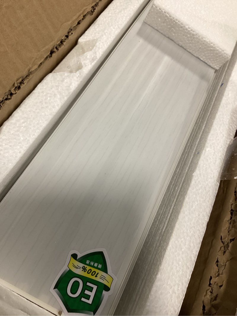 Condition photo showing New/Like New for Bathtub Tray, Foldable Anti-dust Bathtub Cover Bath Insulation Cover, PVC Shutter Bath Lid Fit Most Tubs, Can Store Wine Glass, Books, Tablets, Cellphones (White, 150×70×0.6CM) 150×70×0.6CM Light Gray