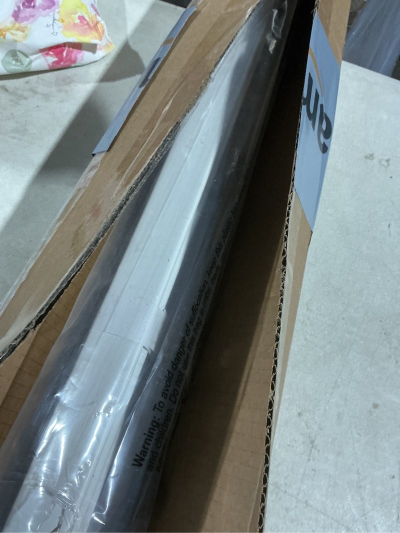 Condition photo showing As Is for LazBlinds No Tools No Drill 1" Vinyl Mini Blinds, Cordless Blinds for Windows, Light Filtering Horizontal Window Blinds & Shades, 27" W x 36" H, White Cordless-white 27" W x 36" H