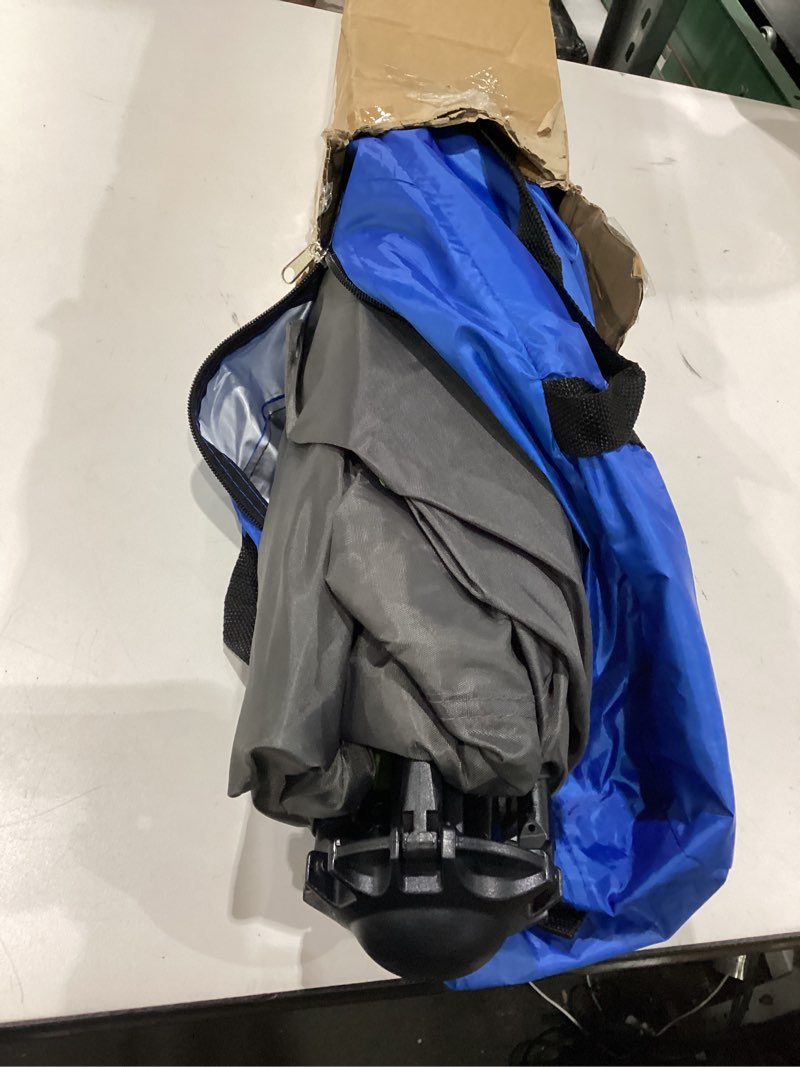 Condition photo showing Good Condition for glymnis pop up beach tent sun shade shelter for 3-4 person with upf 50+, lightweight & easy setup, vent windows & zippered door, extended floor family instant beach tent dark blue