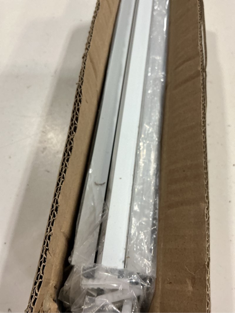 Condition photo showing Good Condition for besseto plaster-in led channel 6 pack 3.3ft/1 meter trim edge tile led strip aluminum channel, trimless recessed drywall aluminum led profile with milky diffuser and end caps 6pack 3.3ft