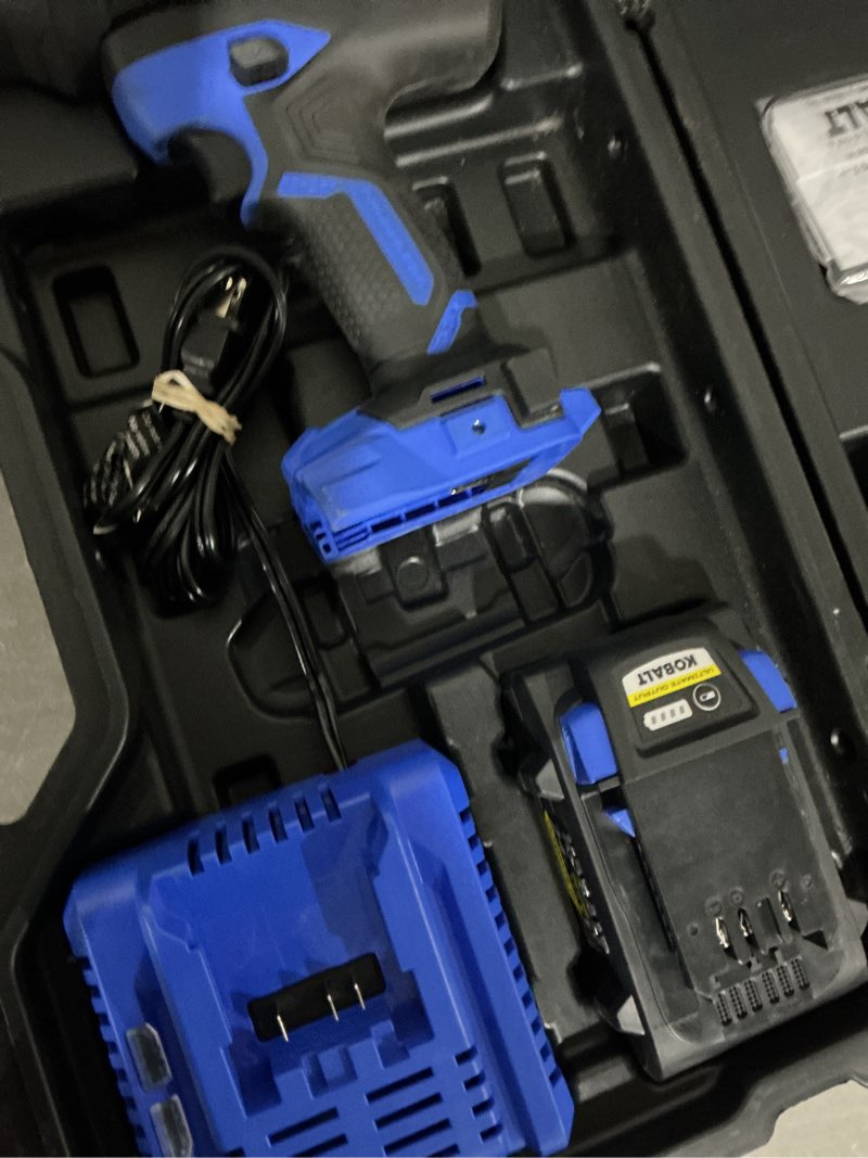 Condition photo showing As Is for kobalt xtr 24-volt variable speed brushless 1/2-in drive cordless impact wrench (battery included