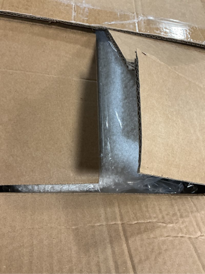 Condition photo showing New/Like New for storage ottoman vanity stool chair with folding back teddy velvet makeup chair multifunctional upholstered footstool,4 metal legs with anti-slip feet for bedroom living room entryway 13"d x 13"w x 27"h white