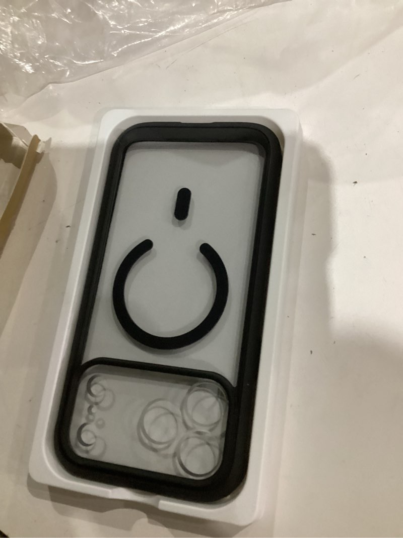 Condition photo showing Good Condition for miracase for iphone 17 pro max case 6.9" full-body phone case with built-in glass screen protector& full camera protector, camera control [magnetic with magsafe] drop proof 17 promax cover, black iphone 17 pro max magnetic classic black