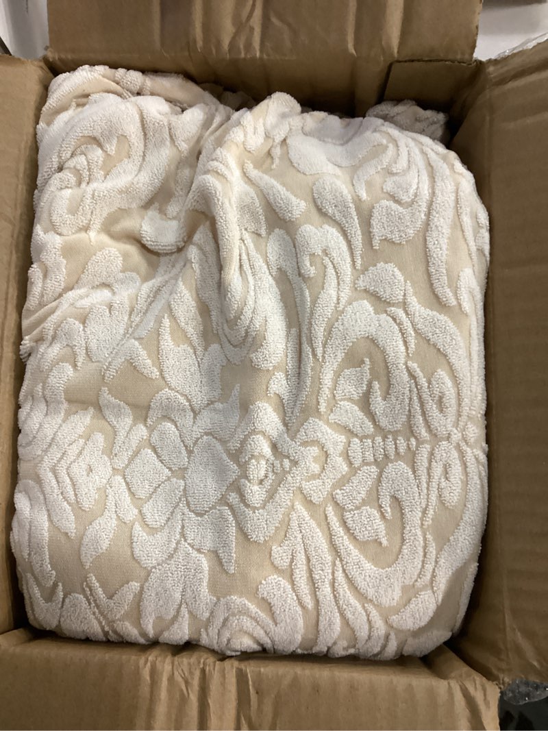 Condition photo showing Good Condition for Hokway Couch Cushion Covers Jacquard Damask Stretch Sofa Seat Covers Decorative Couch Covers Small (3 Pieces) Jacquard-khaki