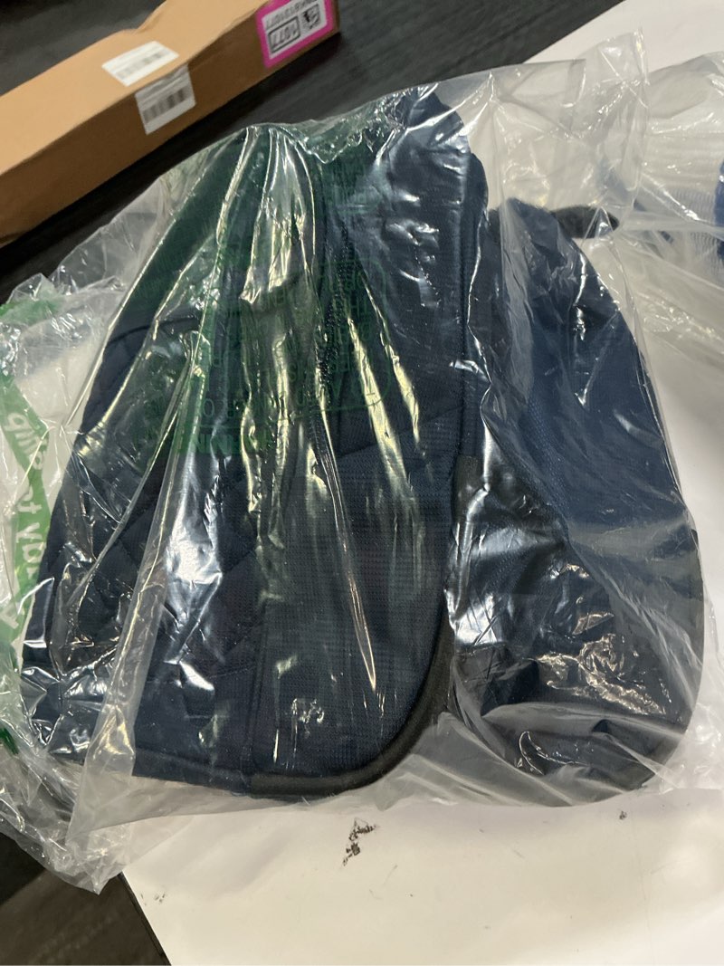 Condition photo showing Good Condition for travel duffle bag for women, underseat carry on luggage bag foldable overnight weekender hospital bag lightweight airplanes personal item travel tote bag for women birthday gifts, 18in navy blue navy blue 18in