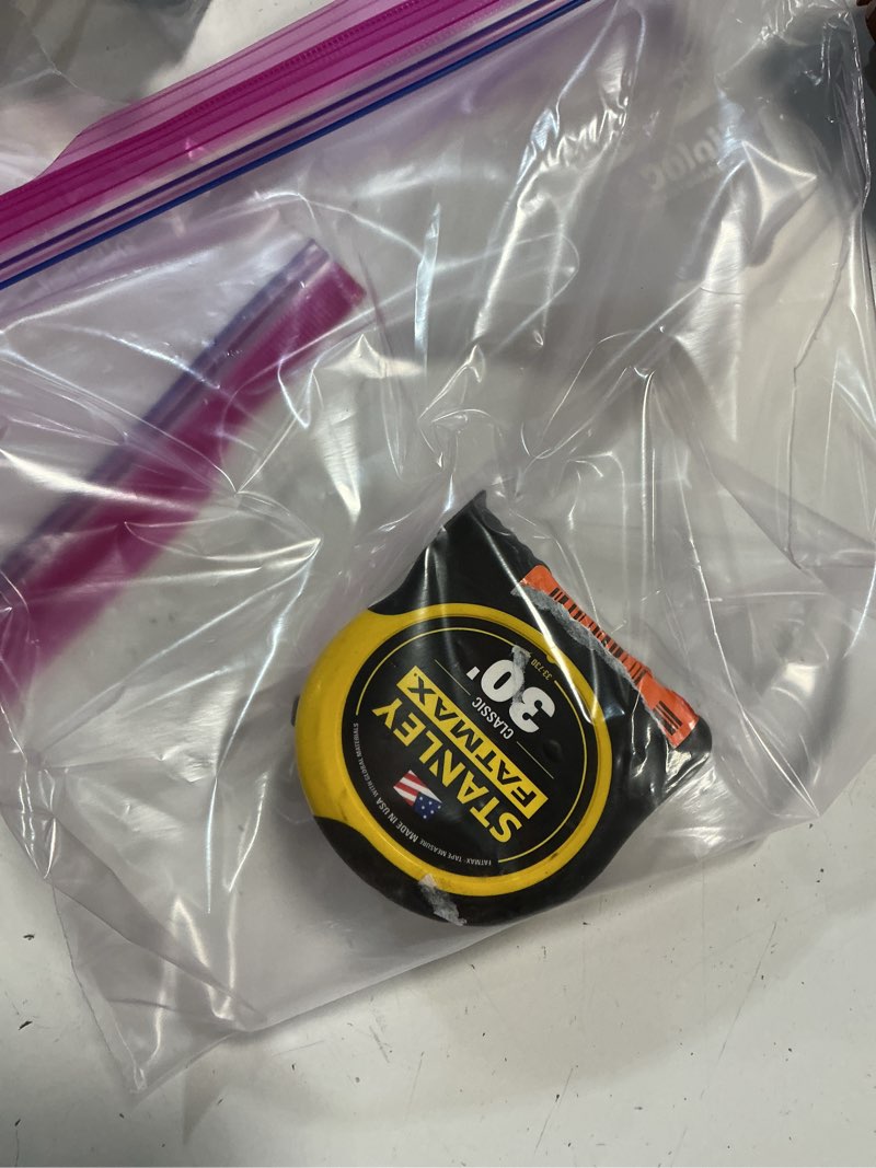Condition photo showing As Is for stanley fatmax 30 ft. l x 1.25 in. w tape measure 1 pk