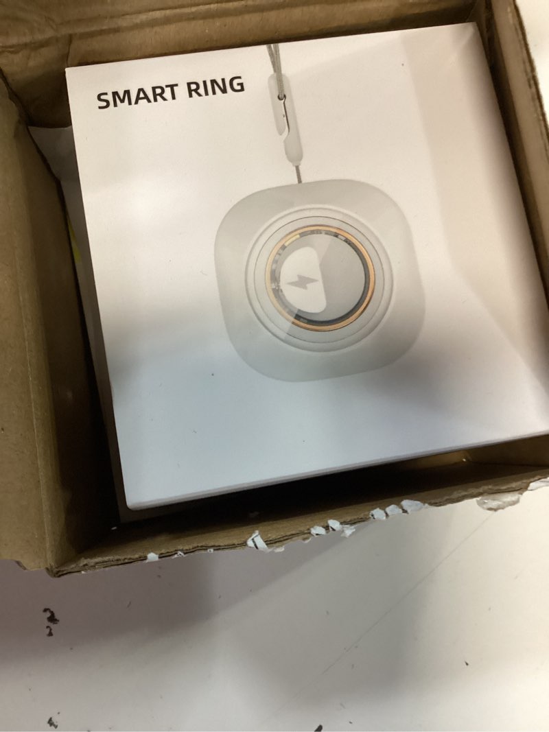 Condition photo showing Good Condition for smart ring for women & men, health tracker ring with heart rate, blood oxygen,blood pressure, ip68 waterproof fitness ring, sleep tracker for iphone and android, no app fee (rose gold, 8#) rose gold 8#