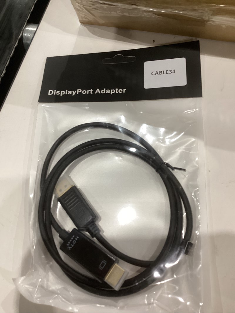 Condition photo showing New/Like New for SIMILAR TO Amazon Basics DisplayPort (Source) to HDMI (Display) Cable, Uni-Directional, 3 Foot, Black 1-Pack 3 Feet