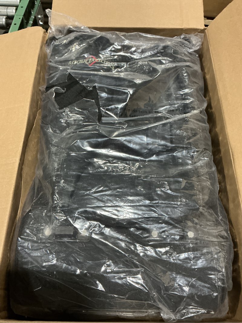 Condition photo showing New/Like New for caddydaddy constrictor soft-sided golf travel bag cover with padded top, wheels & lockable oversized zippers | case for transporting clubs on airlines | 1 year travel case replacement coverage
