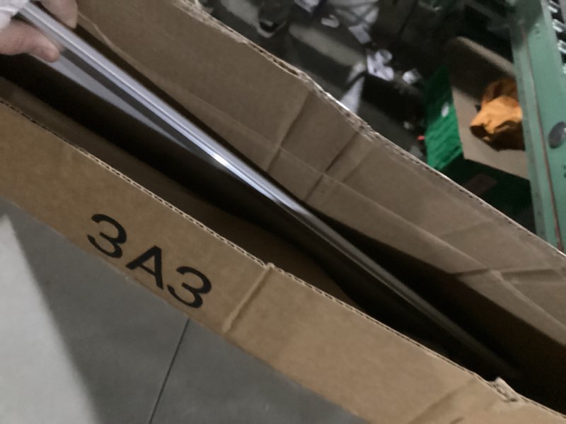 Condition photo showing As Is for SnapeZo Poster Frame 36x48, Black, 1.25 Inch Aluminum Profile, Front-Loading Snap Frame, Wall Mounting, Professional Series 36x48 Black