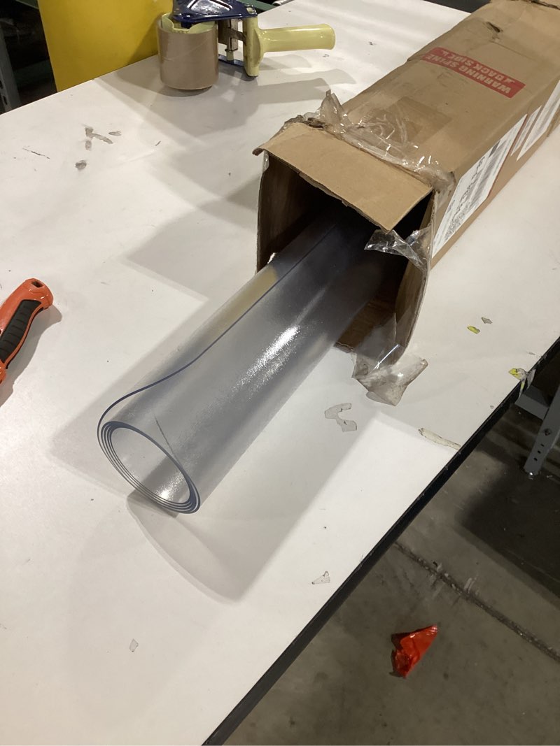 Azadx Clear Office Chair Mat for Low, Standard and No Pile Carpeted Floors, Plastic Computer Desk Ch